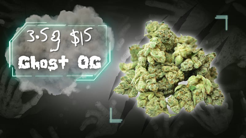 The Gas Station - Delivery Service 3.5G $15 - GHOST OG (smalls flower)