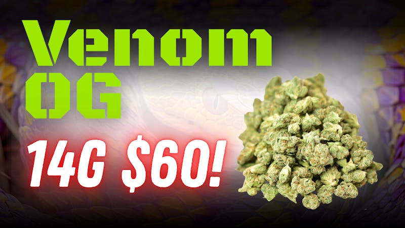 The Gas Station - Delivery Service 14g $60 - VENOM OG (smalls flower)