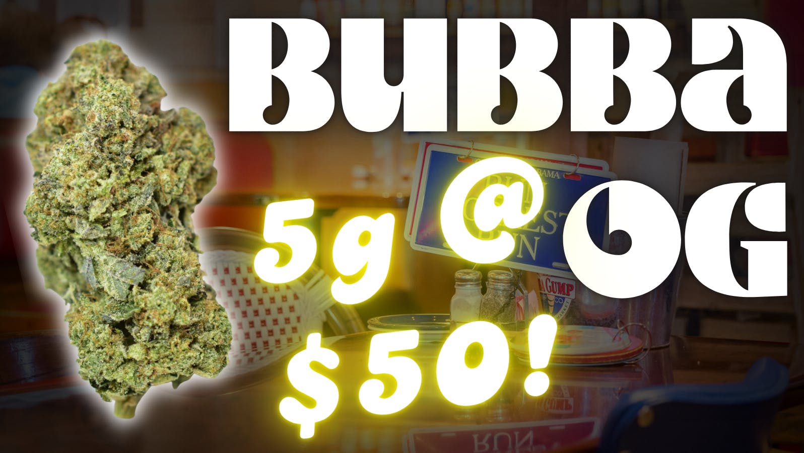 The Gas Station - Delivery Service 5g @ $50 - BUBBA OG