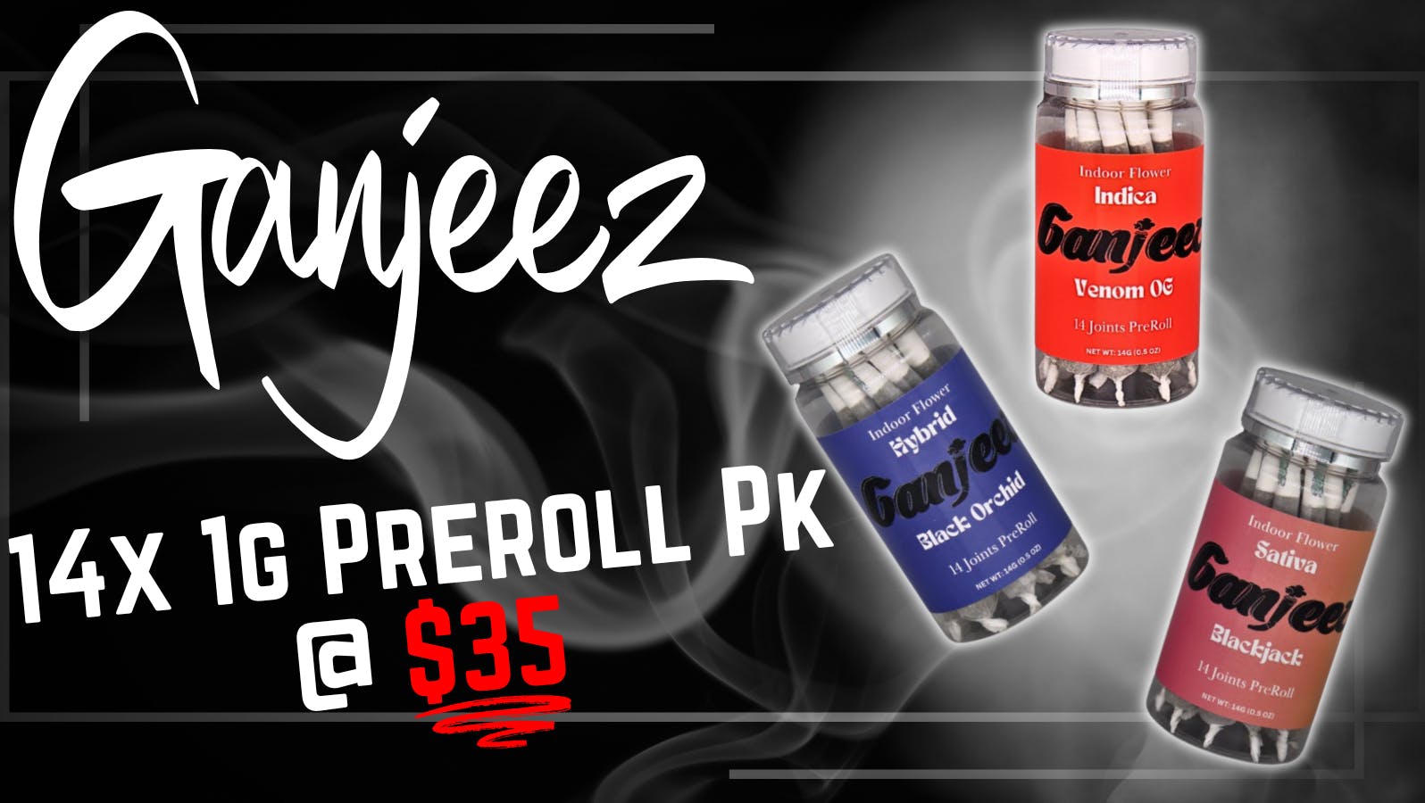 Gas Station Dispensary 14PK Prerolls @ $35! || GANJEEZ
