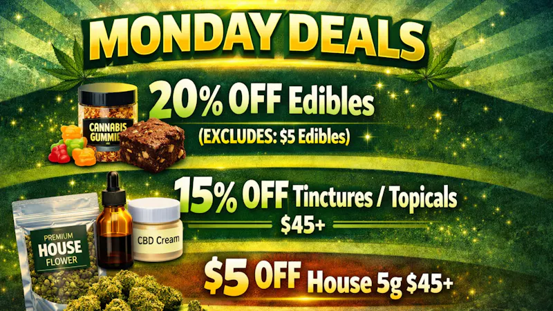 Gas Station Dispensary MUNCHIE MONDAY!! Edibles AND House 3.5g ON SALE!!!
