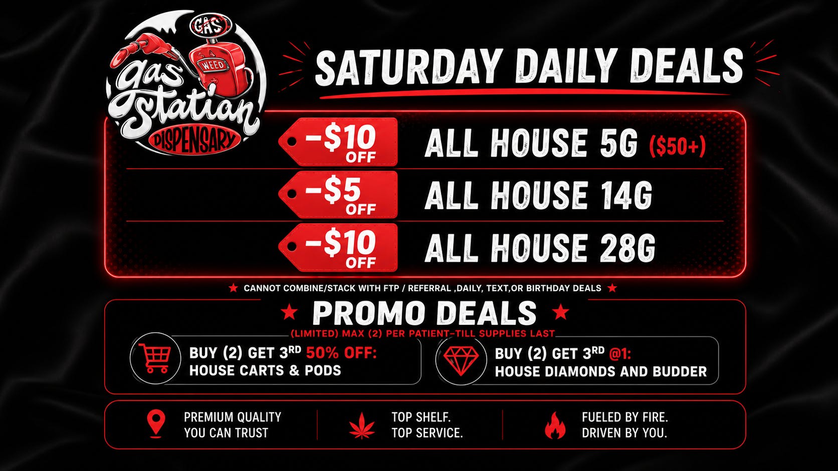 Revo's Finest STONED SATURDAY - HOUSE ITEMS ON DISCOUNT!!!