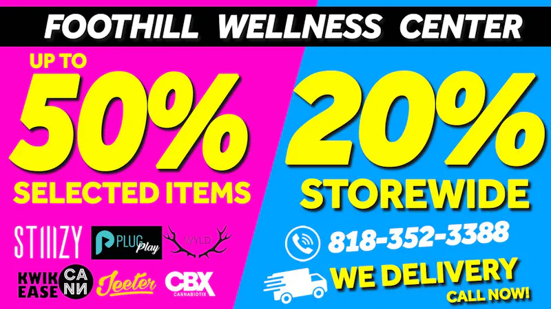 FOOTHILL WELLNESS CENTER UP TO 50% OFF!