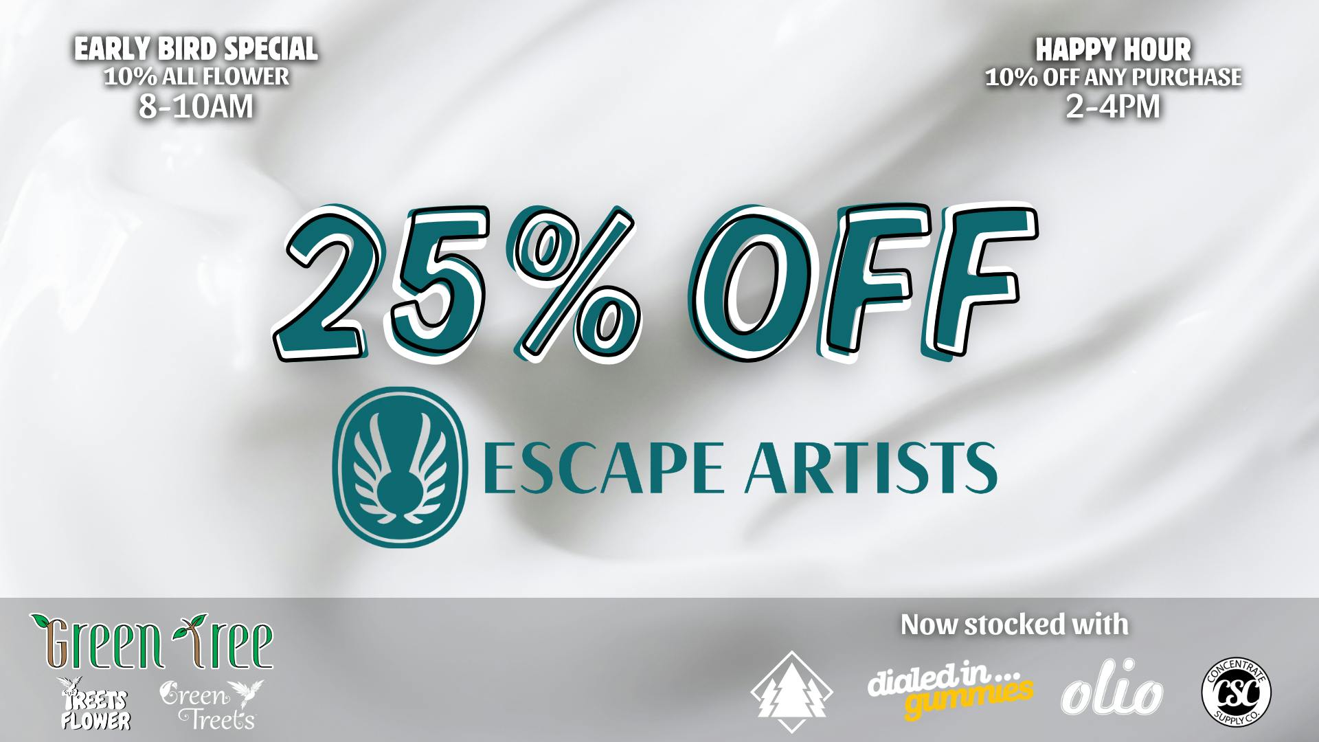 Green Tree Medicinals Berthoud 25% Off Escape Artist Topicals