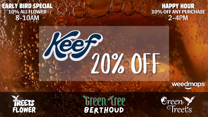 Green Tree Medicinals Berthoud 20% Off Keef