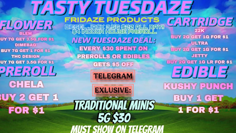 FRIDAZE - Previously Hazel TASTY TUESDAZE!!