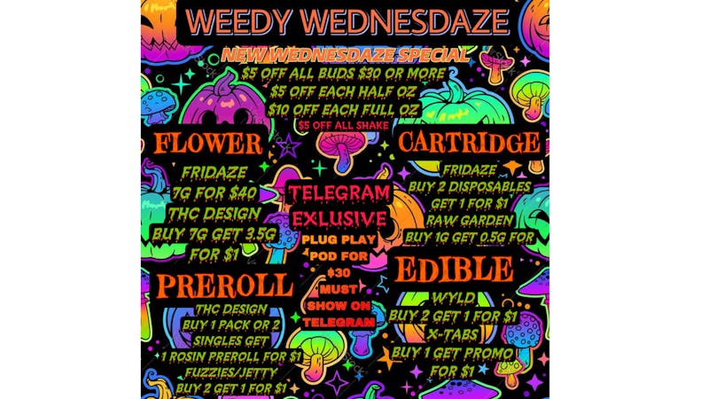FRIDAZE - Previously Hazel WEEDY WEDNESDAZE