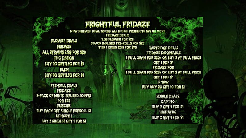 FRIDAZE - Previously Hazel Frightful Fridaze
