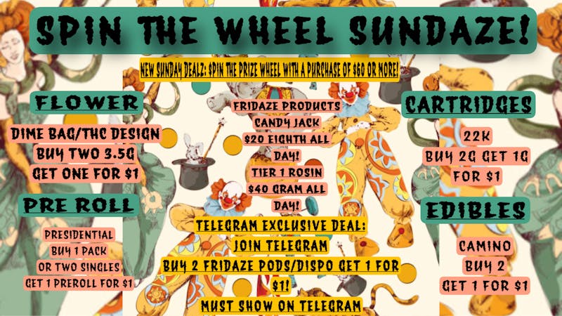 FRIDAZE - Previously Hazel Spin The Wheel Sundaze!