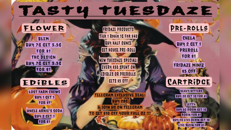 FRIDAZE - Previously Hazel Tasty TUESDAZE!