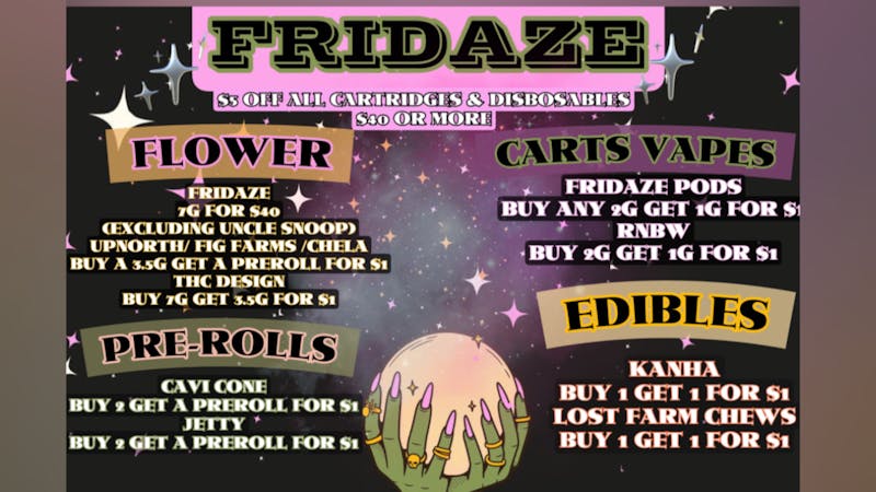 FRIDAZE - Previously Hazel TOASTED THURSDAZE