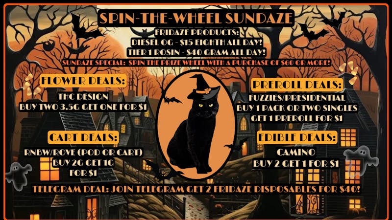 FRIDAZE - Previously Hazel SPIN THE WHEEL SUNDAZE!