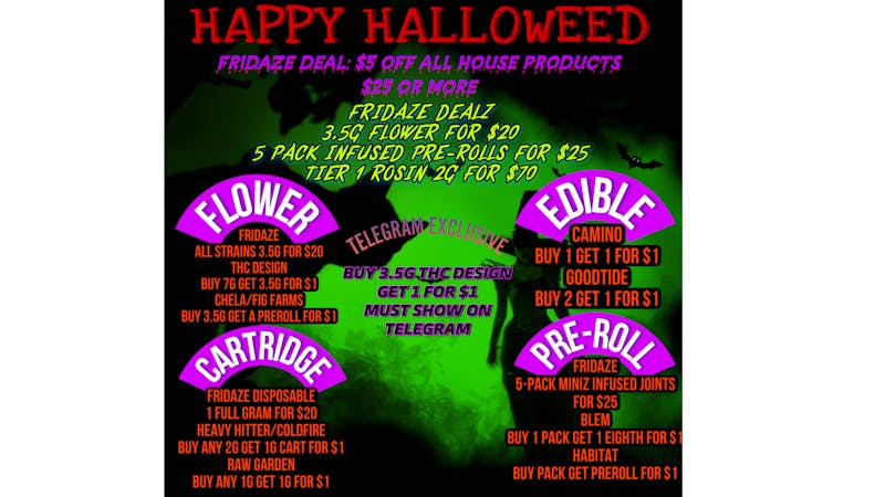 FRIDAZE - Previously Hazel HAPPY HALLOWEED