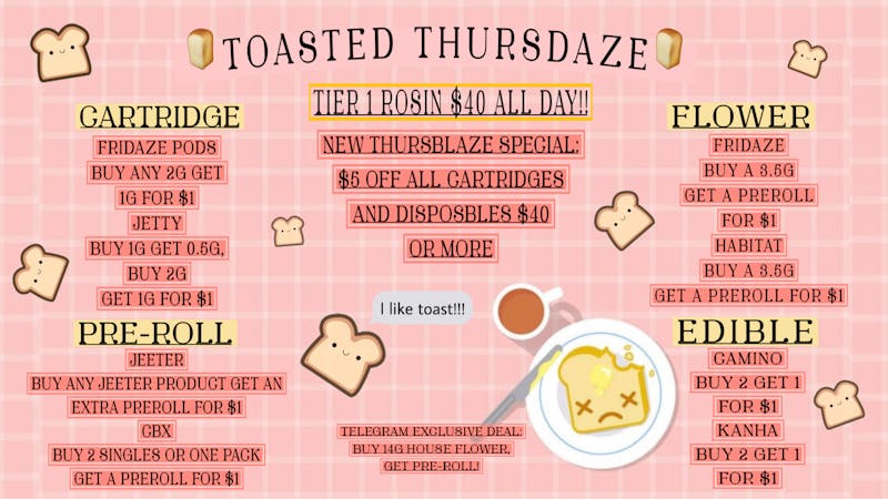 FRIDAZE - Previously Hazel Toasted Thursblaze🌳🌬💚🍞