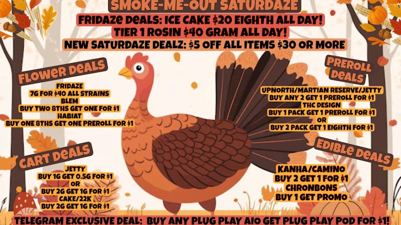 FRIDAZE - Previously Hazel SMOKE ME OUT SATURDAZE