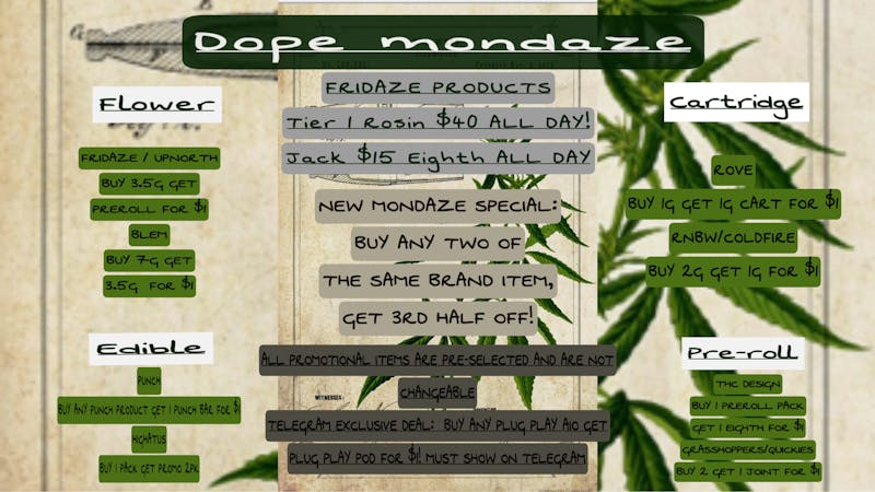 FRIDAZE - Previously Hazel Dope Mondaze💚🌳💨