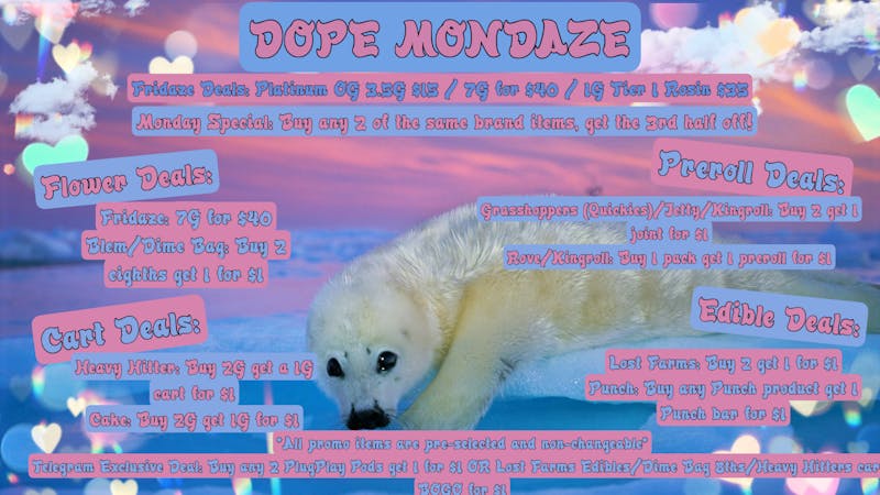 FRIDAZE - Previously Hazel Dope Mondaze!!!