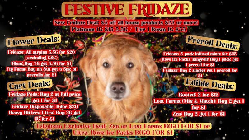 FRIDAZE - Previously Hazel Festive Fridaze!