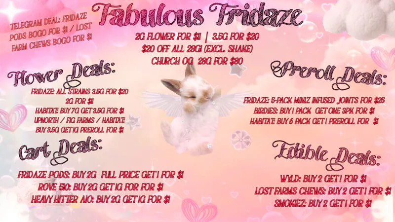 FRIDAZE - Previously Hazel FABULOUS FRIDAZE