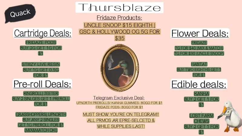 FRIDAZE - Previously Hazel THURSBLAZE!!!!!