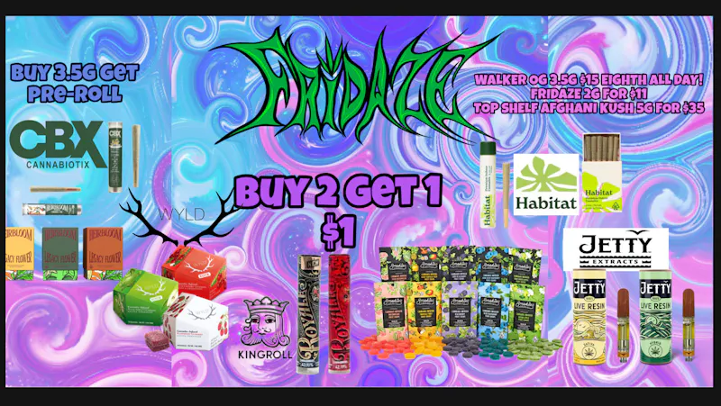 FRIDAZE - Previously Hazel Weedy wednesdaze!