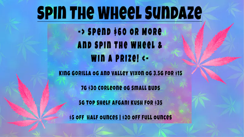 FRIDAZE - Previously Hazel Spin The Wheel Sundaze!