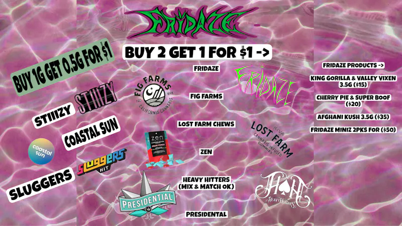 FRIDAZE - Previously Hazel TWIST ONE UP TUESDAZE