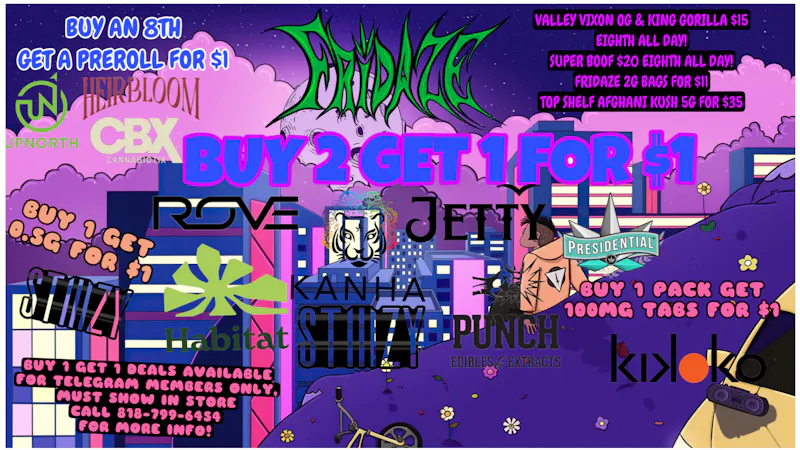 FRIDAZE - Previously Hazel WEED WONDERLAND WEDNESDAZE