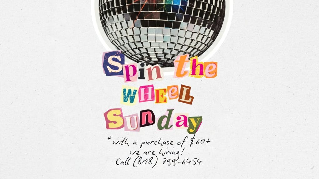 FRIDAZE - Previously Hazel Spin the Wheel Sundaze
