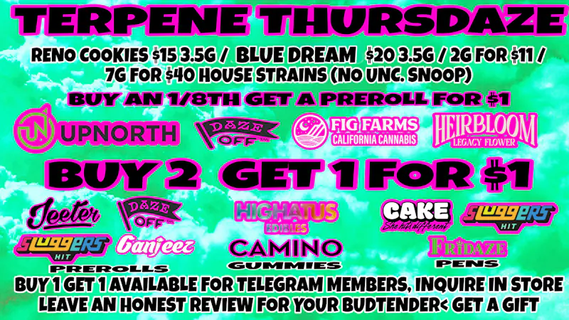 FRIDAZE - Previously Hazel TERPENE THURSDAZE