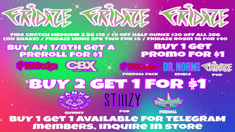 FRIDAZE - Previously Hazel FANTASTIC FRIDAZE