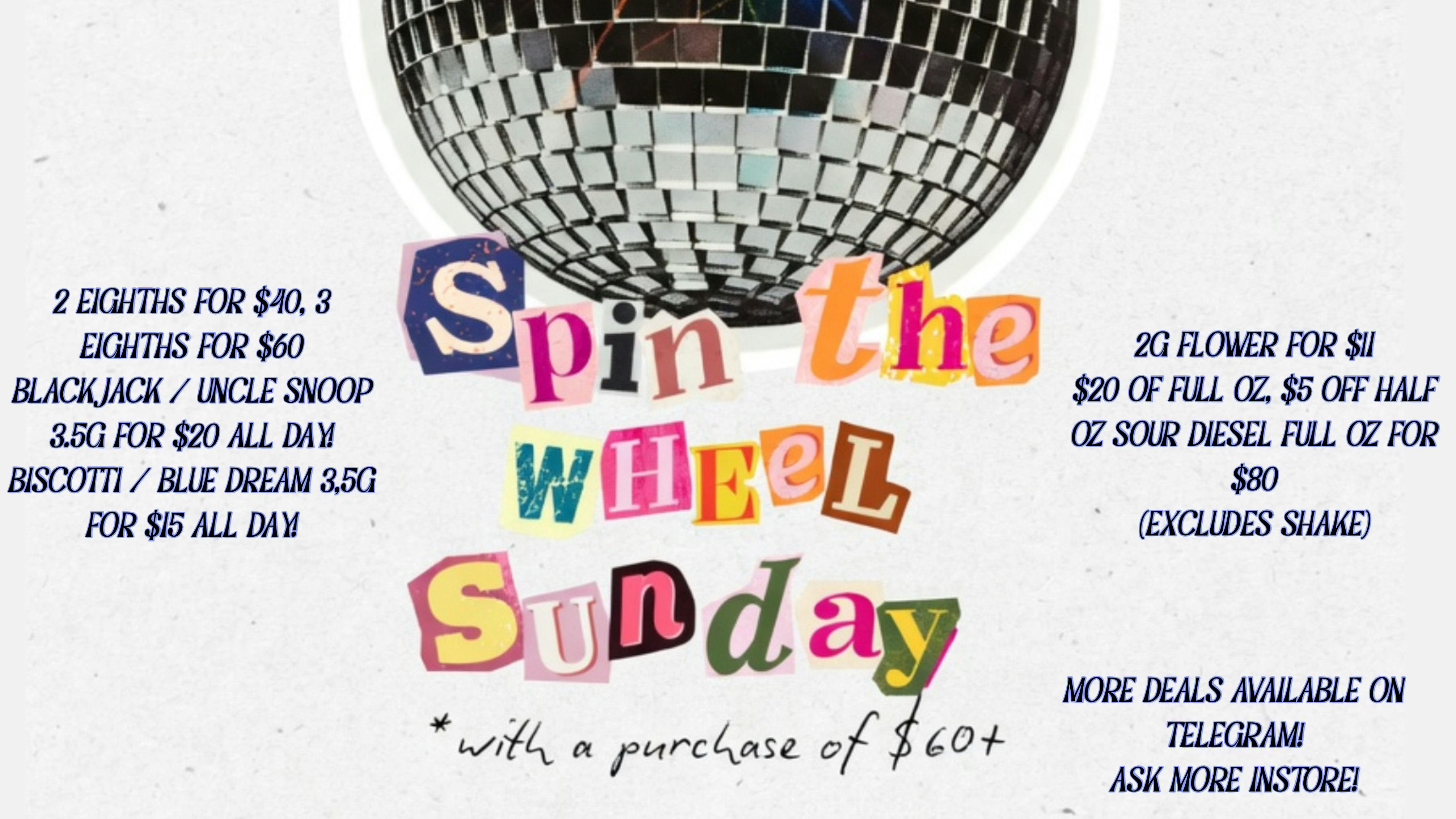 FRIDAZE - Previously Hazel Spin the Wheel Sundaze