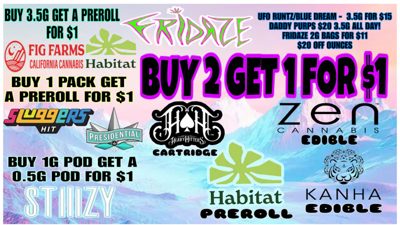 FRIDAZE - Previously Hazel WEEDTASTIC WEDNESDAZE