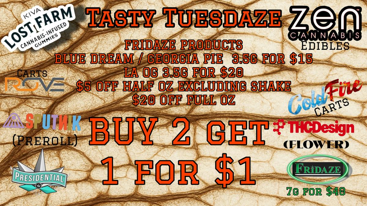 FRIDAZE - Previously Hazel Tasty Tuesdazee