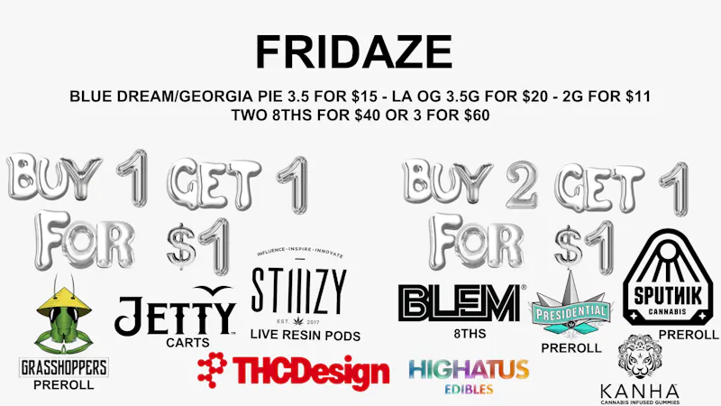 FRIDAZE - Previously Hazel WEEDY WEDNESDAZE