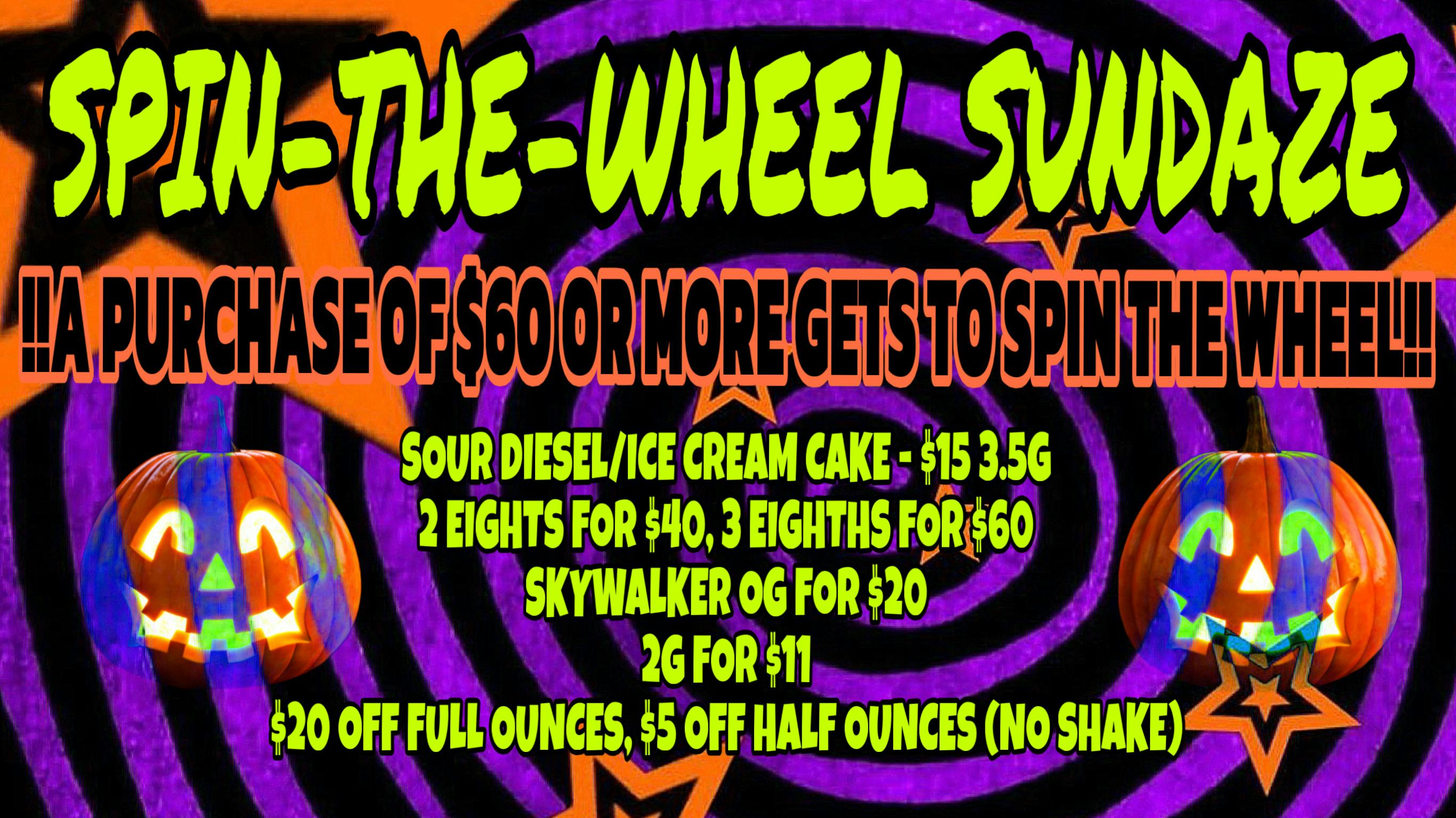 FRIDAZE - Previously Hazel SPIN THE WHEEL SUNDAZE