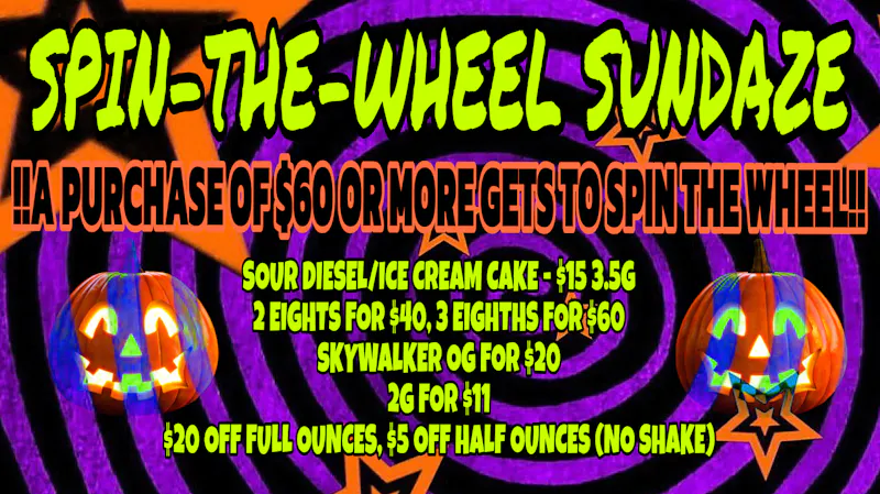 FRIDAZE - Previously Hazel SPIN THE WHEEL SUNDAZE