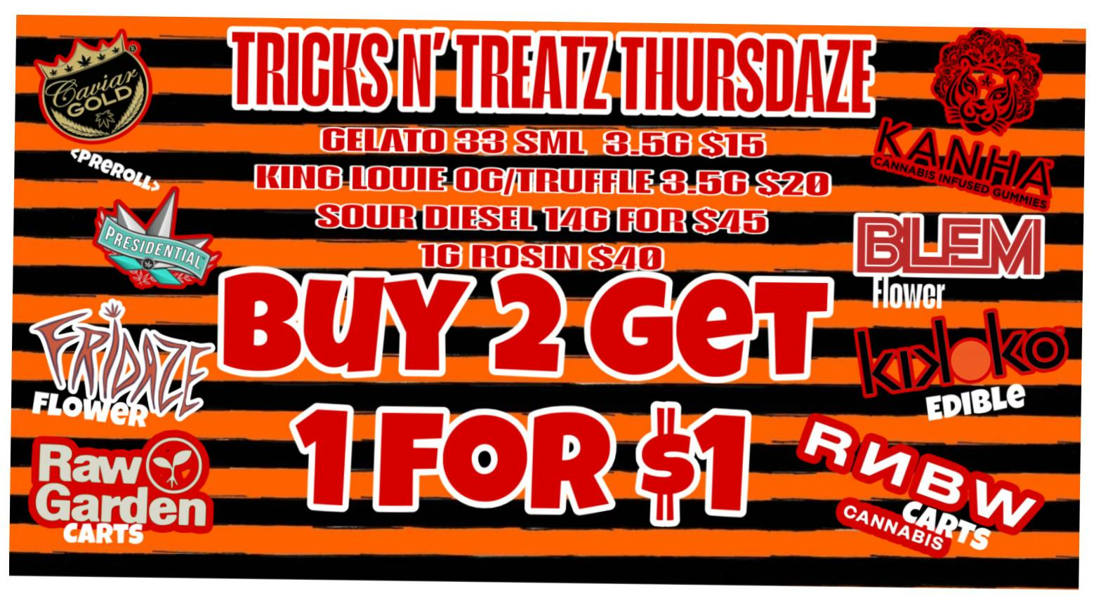 FRIDAZE - Previously Hazel Trick n treatz thursdaze