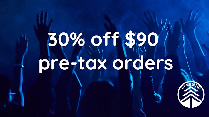 The Higher Path 30% off $90 pre-tax orders