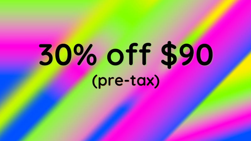 The Higher Path 30% off $90 pre-tax orders