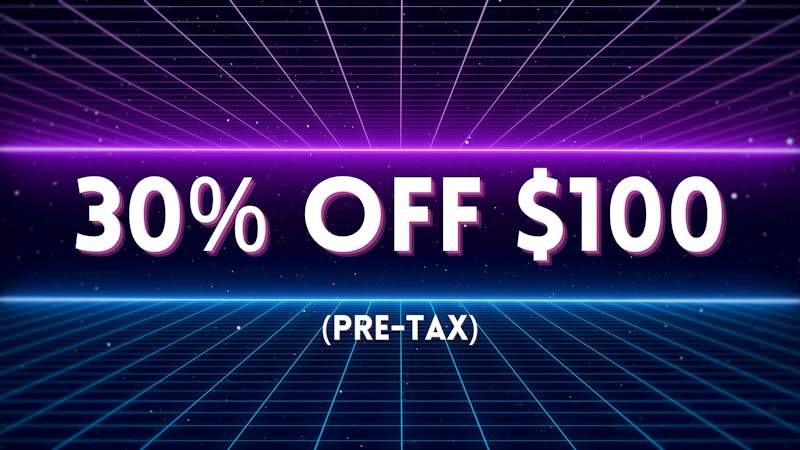 The Higher Path 30% off $100 (pre-tax)