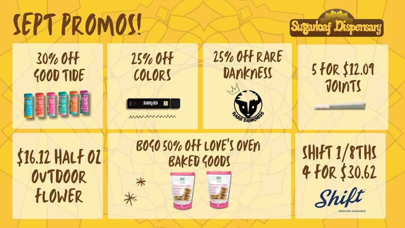 Sugarloaf Dispensary - Sterling 30% Off Good Tide & 25% Off Rare Dankness & More!