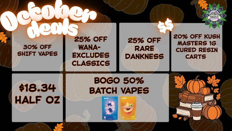 Magnolia Road Cannabis Co. - Boulder - Medical Spooky Good October Promos!