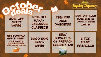 SugarLoaf Wild October Promos!