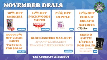 Magnolia Road Cannabis Co. - Colorado Springs Twax Bundles, S&S Flower Bundles, 30% Off Smokiez