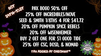 Magnolia Road Cannabis Co. - Boulder Sweet Halloween Deals!