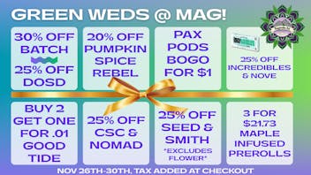 Magnolia Road Cannabis Co. - Broomfield Green Wednesday Deals!!
