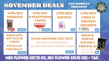 Magnolia Road Cannabis Co. - Colorado Springs Twax Bundles, S&S Flower Bundles, 30% Off Smokiez