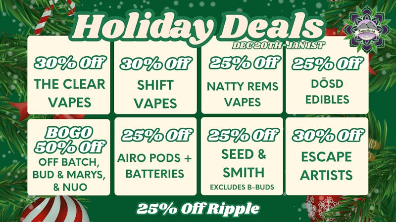 Magnolia Road Cannabis Co. - Trinidad Wild Holiday Promos!