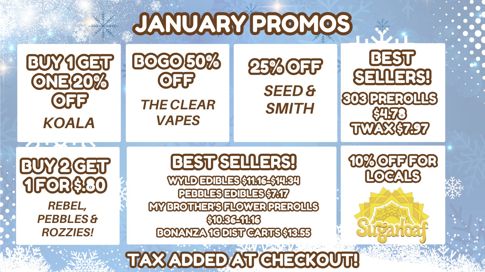 SugarLoaf Save on Koala, Seed & Smith, & Clear Vapes!